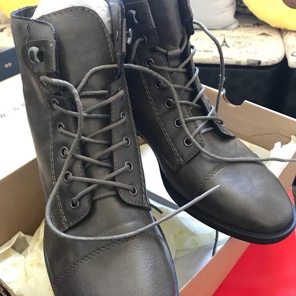 Bass Gray Ankle Boots - Picture 6 of 8